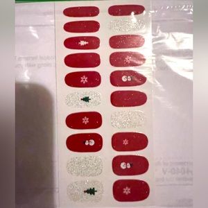 Holiday nail stickers/wraps